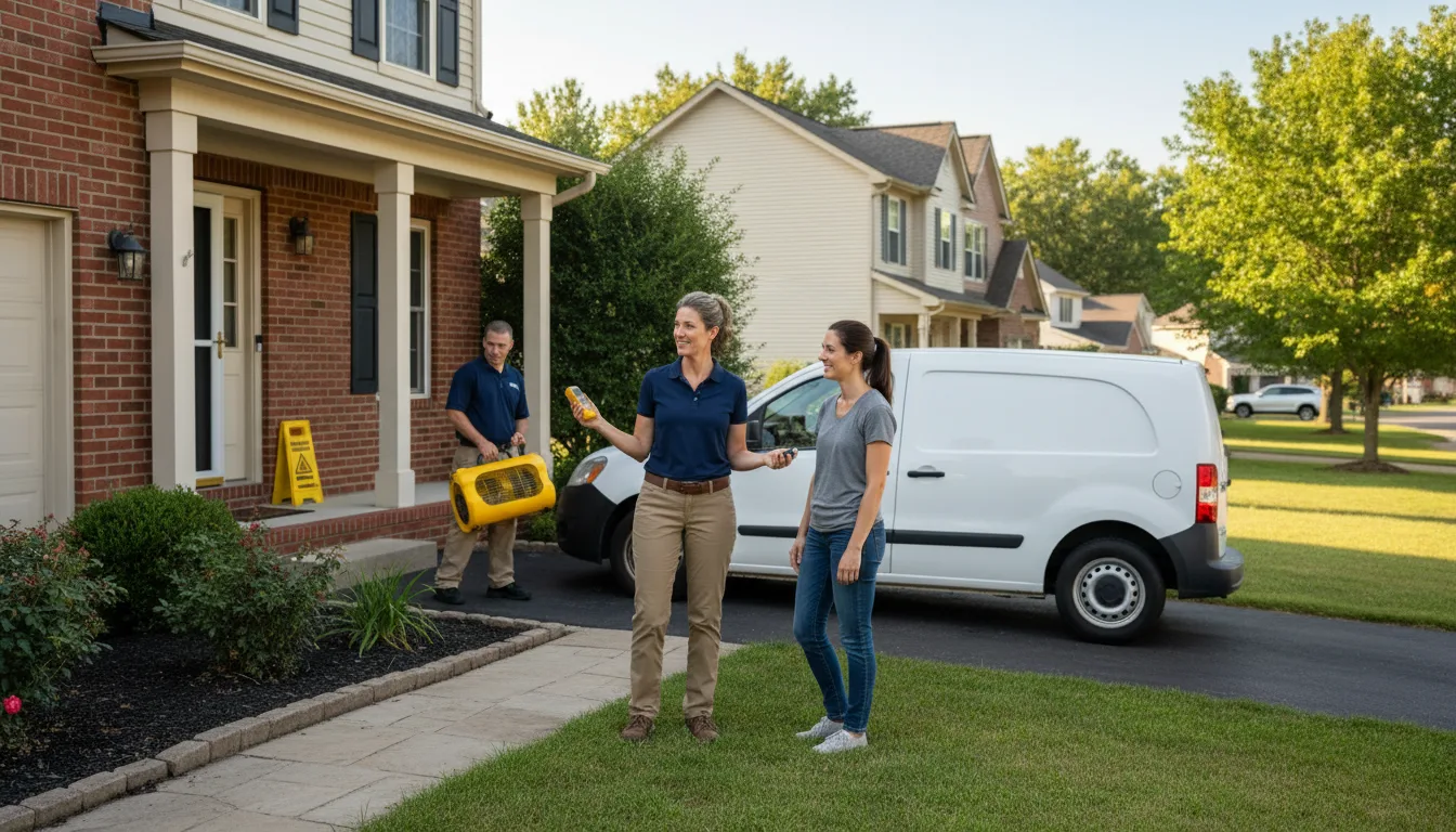 Residential water damage restoration in Black Hawk, SD